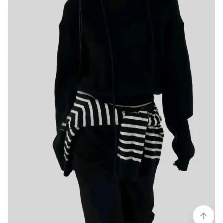 [BUNJANG] Autumn Koi Hooded Knit Black / 어텀 코이 후드 니트 - 블랙