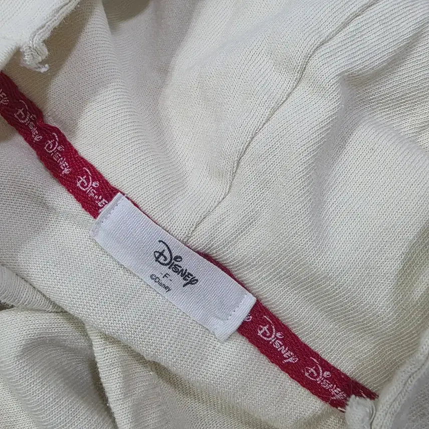 [BUNJANG] Mickey Mouse Ivory Hooded Long Dress / 미키마우스 후드 롱 원피스 아이보리