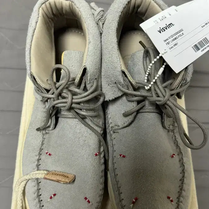 [BUNJANG] Visvim Lhamo-folk Gray Leather Boots / [8.5]23ss Visvim Lhamo-folk 비즈빔 라모포크