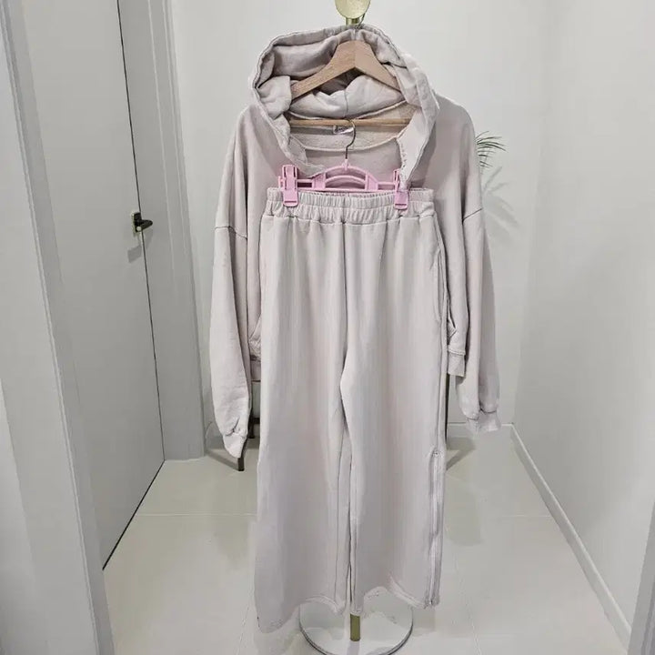 [BUNJANG] Unbranded Hooded Sweatshirt and Pants Set / 고퀄2종셋업 후드 바지세트 3색상택1