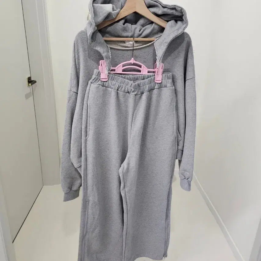 [BUNJANG] Unbranded Hooded Sweatshirt and Pants Set / 고퀄2종셋업 후드 바지세트 3색상택1