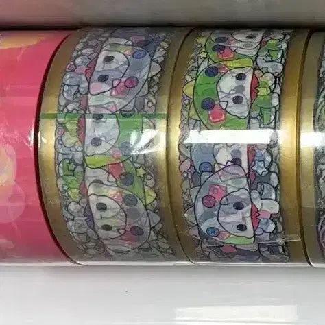 [BUNJANG] Robear Mongu Bori Aengko Design Tape Bundle Set / (할인) 포용 디테 6개 일괄 롭이어 몽구 보리 엥꼬님 도안