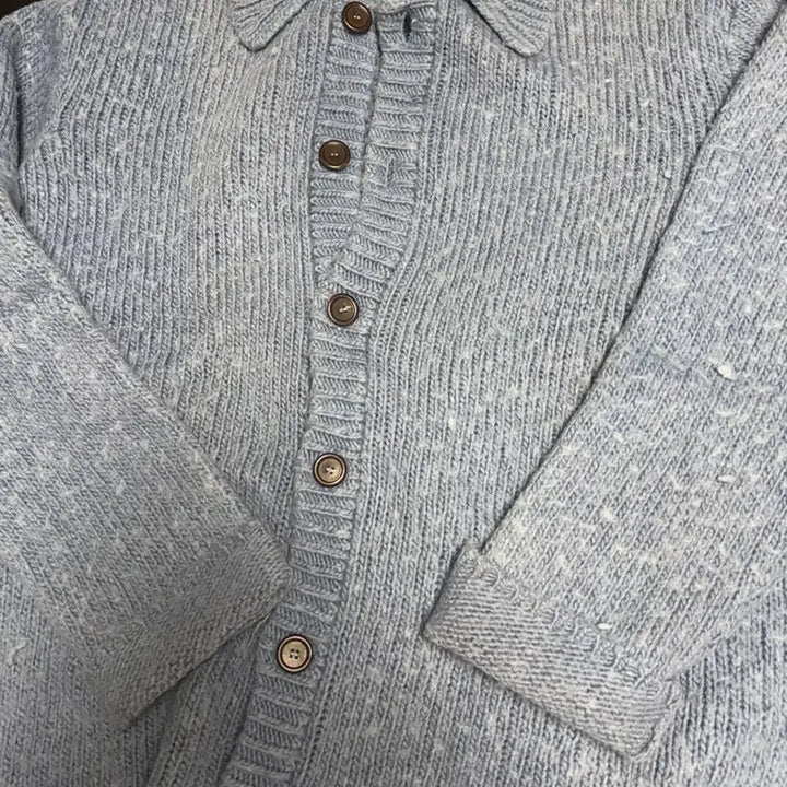 [BUNJANG] Our Legacy Acrylic Blue Cardigan / 아워레가시 빅 가디건 아크릴 블루 50 사이즈