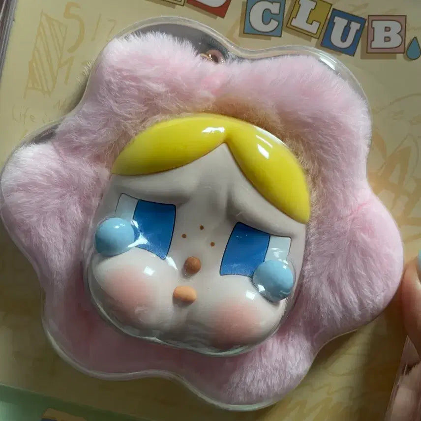 [BUNJANG] Popmart Crybaby Flower Earphone Bag Keychain / 팝마트 크라이베이비 이어폰백 꽃 키링