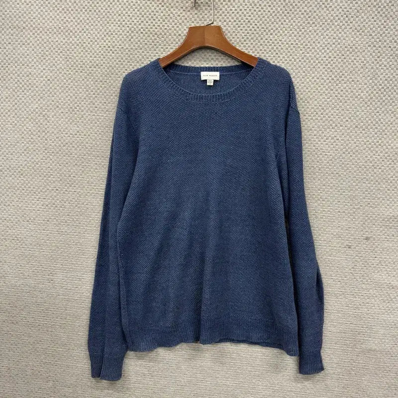 [SOLD OUT] 클럽모나코 캐주얼 라운드넥 린넨 니트 스웨터 L M10006