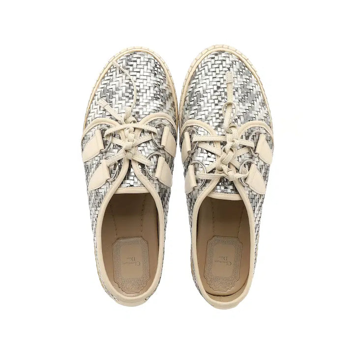 [BUNJANG] Dior Espadrilles Silver - 37.5 / 디올 에스파듀 실버 - 37.5