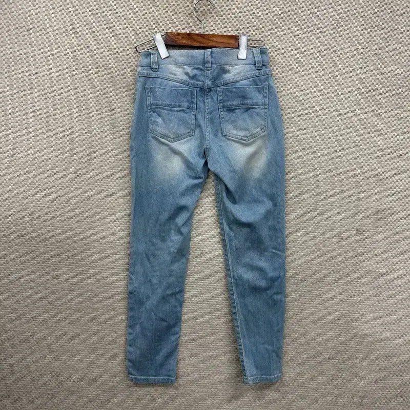 [BUNJANG] SJSJ Denim Jeans / SJSJ 한섬 캐주얼 워싱 찢청 스판 데님 청바지 61 A04876