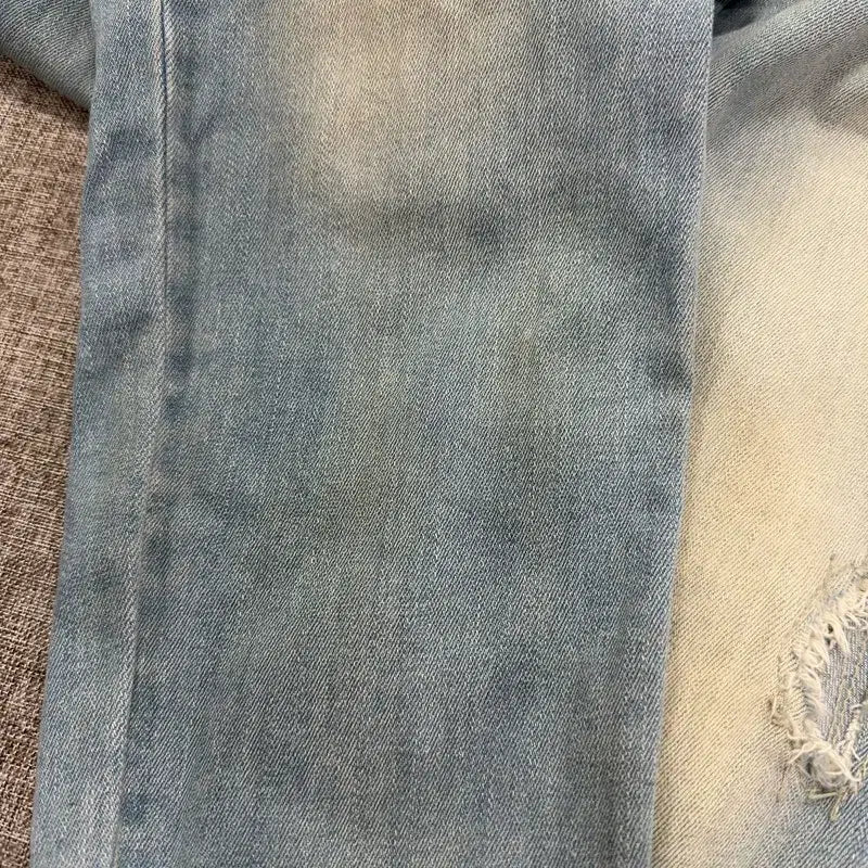 [BUNJANG] SJSJ Denim Jeans / SJSJ 한섬 캐주얼 워싱 찢청 스판 데님 청바지 61 A04876