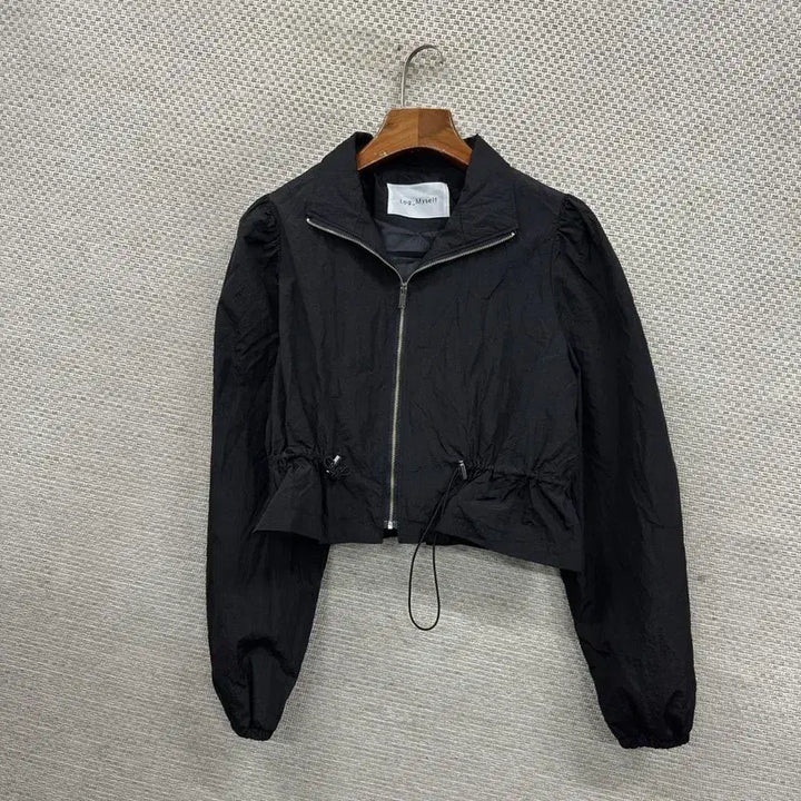 [SOLD OUT] 빈티지 캐주얼 스트링 크롭 바람막이 L M10007