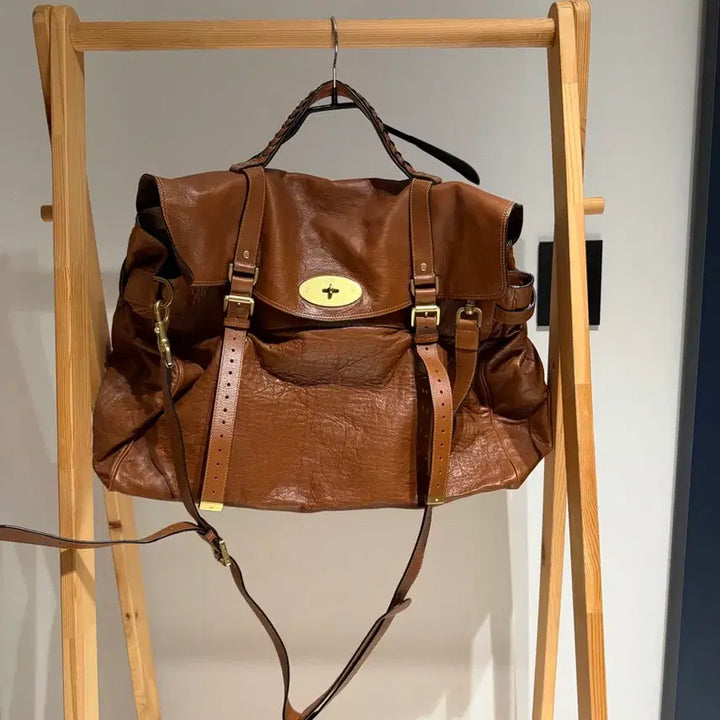 [BUNJANG] Mulberry Brown Leather Tote Bag / 멀버리 브라운 레더 가방(새상품급)
