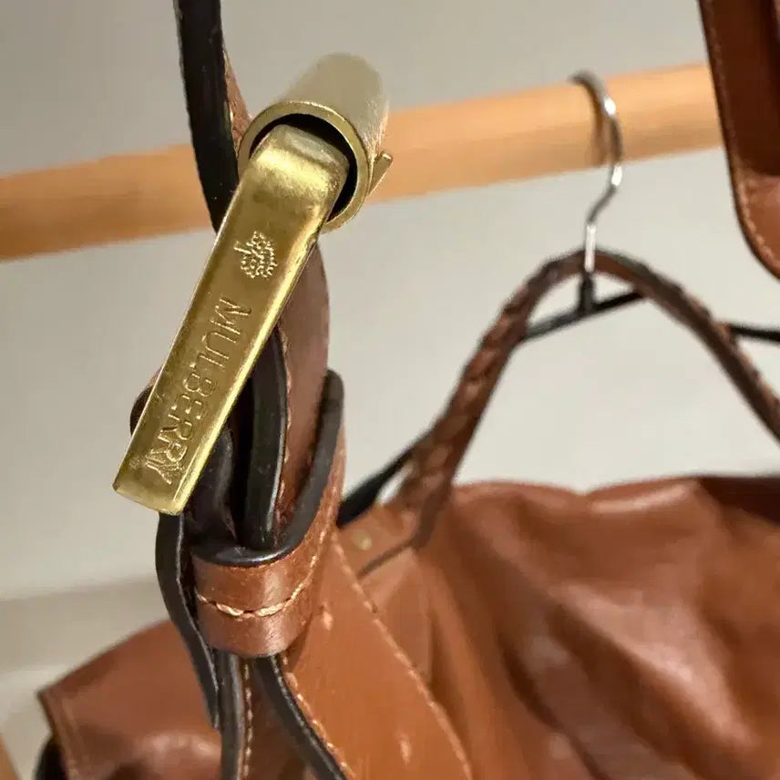 [BUNJANG] Mulberry Brown Leather Tote Bag / 멀버리 브라운 레더 가방(새상품급)