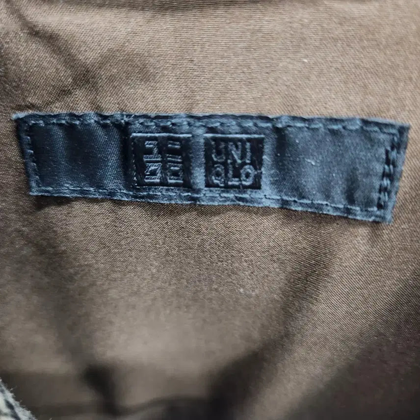 [BUNJANG] Uniqlo Houndstooth Check Pattern Wool Blouson Jacket XL / 유니클로 하운드투스 체크패턴 모직 블루종 자켓 XL