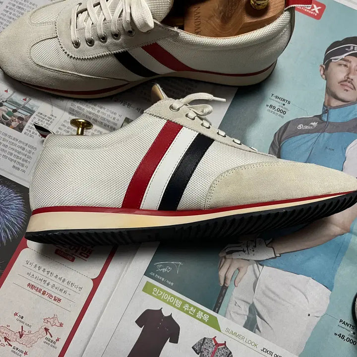 [BUNJANG] Thom Browne Tricolor Sneakers / 톰브라운 삼선 스니커즈 43 사이즈