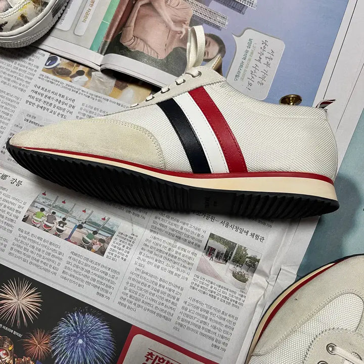 [BUNJANG] Thom Browne Tricolor Sneakers / 톰브라운 삼선 스니커즈 43 사이즈