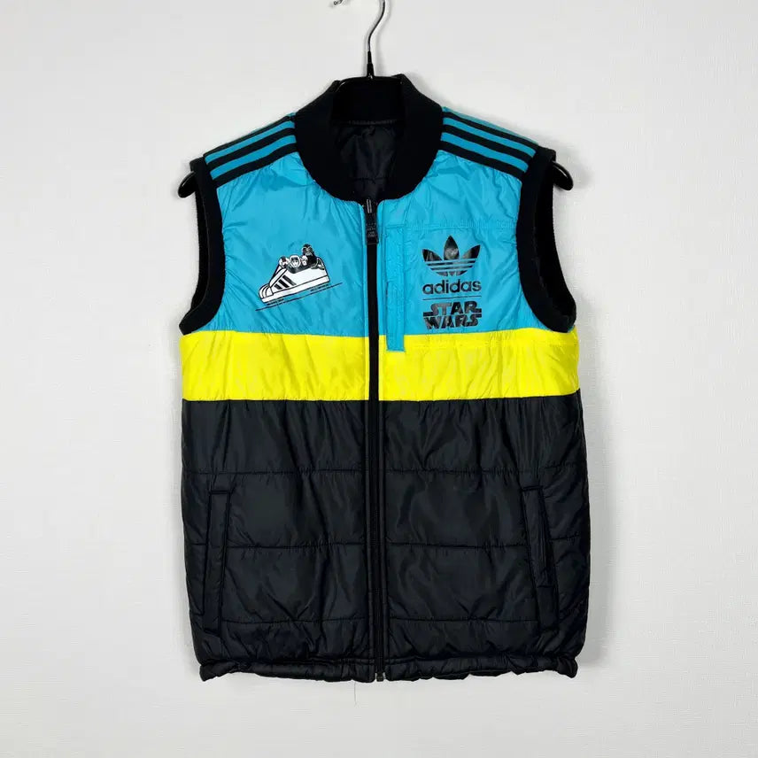 [BUNJANG] Adidas Star Wars Reversible Padded Vest / 아디다스/양면 스타워즈 패딩 조끼 공용85 S/라덴