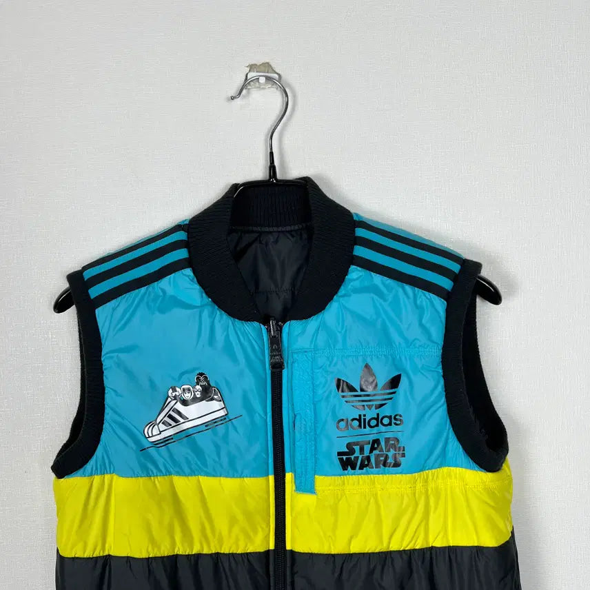 [BUNJANG] Adidas Star Wars Reversible Padded Vest / 아디다스/양면 스타워즈 패딩 조끼 공용85 S/라덴