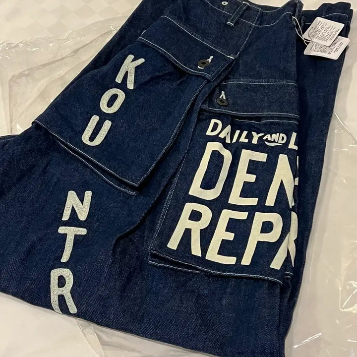 [BUNJANG] Kapital 11.5oz Denim Jumbo Monkey Pants / [새상품] 캐피탈 11.5oz 데님 점보 몽키 팬츠 03