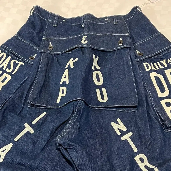 [BUNJANG] Kapital 11.5oz Denim Jumbo Monkey Pants / [새상품] 캐피탈 11.5oz 데님 점보 몽키 팬츠 03