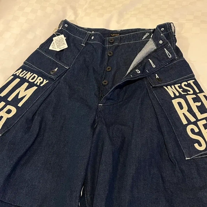 [BUNJANG] Kapital 11.5oz Denim Jumbo Monkey Pants / [새상품] 캐피탈 11.5oz 데님 점보 몽키 팬츠 03