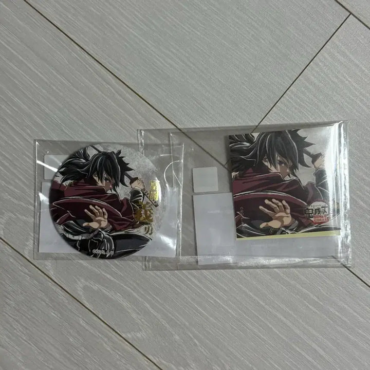 [BUNJANG] Demon Slayer Giyu C107 Bundle Set Can Badge/Sticker / (일괄)귀멸의칼날 C107 기유 캔뱃지/스티커