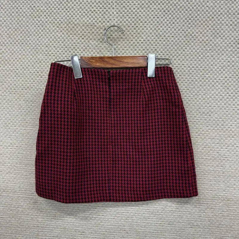 [SOLD OUT] 자라 ZARA 체크 치마 미니스커트 S M09989