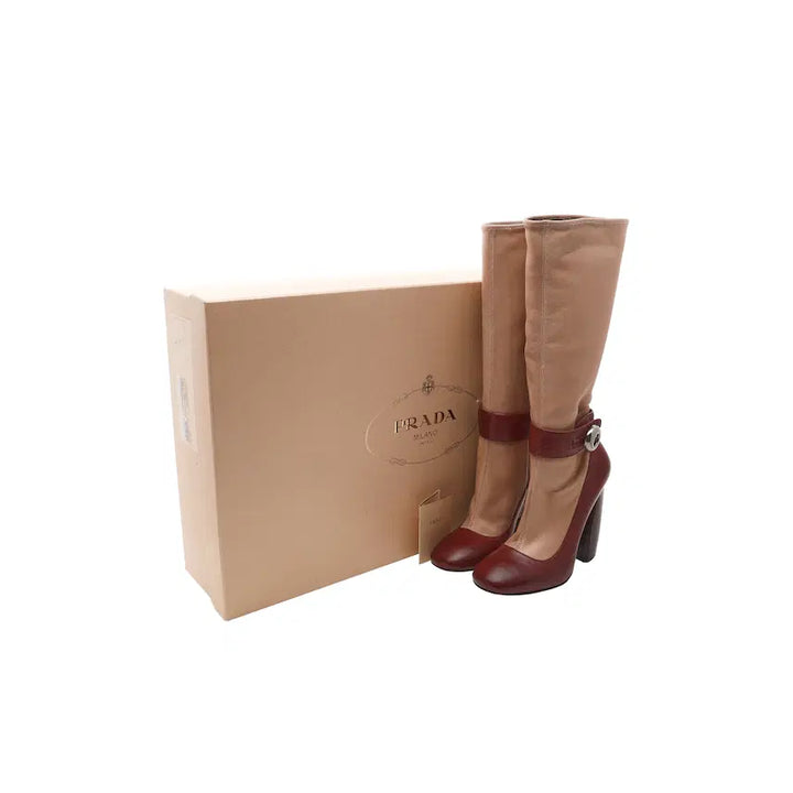 [BUNJANG] Prada Panel Boots - 37.5 / 프라다 패널 부츠 - 37.5