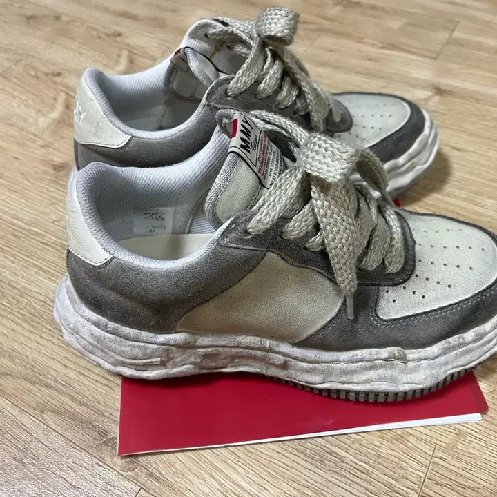 [BUNJANG] Mihara Yasuhiro Wayne Distressed Gray 41 / 미하라 웨인 디스트레스 41