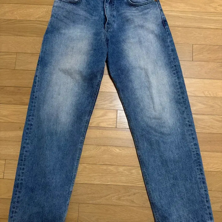 [BUNJANG] Union Blue Archon Wide Denim Mid Blue Jeans / [28] 유니온블루 아콘 와이드 데님 미드블루 28
