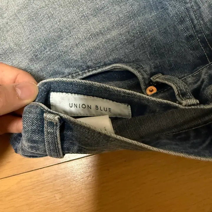 [BUNJANG] Union Blue Archon Wide Denim Mid Blue Jeans / [28] 유니온블루 아콘 와이드 데님 미드블루 28