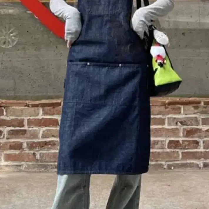 [BUNJANG] Chrome Hearts Denim Apron / 크롬하츠 데님 앞치마