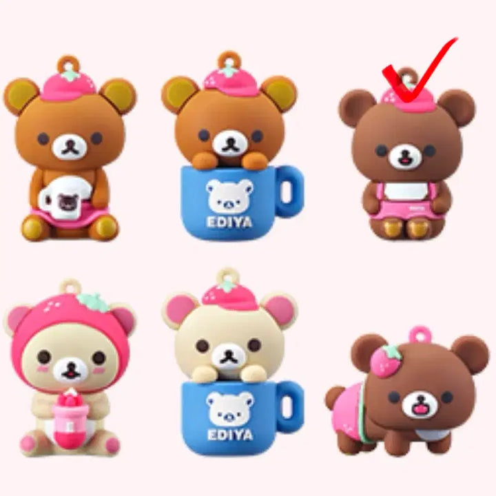 [BUNJANG] Ediya Rilakkuma Collaboration Magnet / 이디야 리락쿠마 콜라보 마그넷