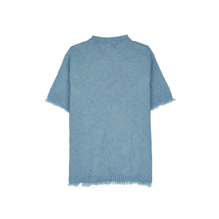 [BUNJANG] Fendi FF Diagonal Pattern Knit Sweater - Size 48 / 펜디 FF 사선 패턴 니트 -48