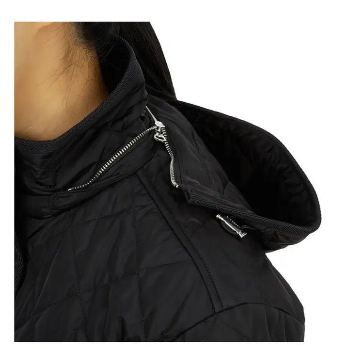 [BUNJANG] Burberry Quilted Crop Jacket / 버버리 후드 크롭 퀼팅 자켓