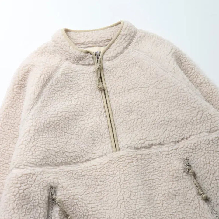 [BUNJANG] BEAMS BOY Boa Fleece Half Zip Pullover / BEAMS BOY Boa Fleece Half Zip Pullover