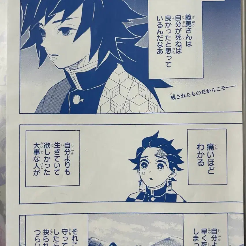 [BUNJANG] Kimetsu no Yaiba Giyu & Sabito Split Set / 소년점프 귀칼 귀멸의 칼날 기유&사비토 컬러 일러스트 분철