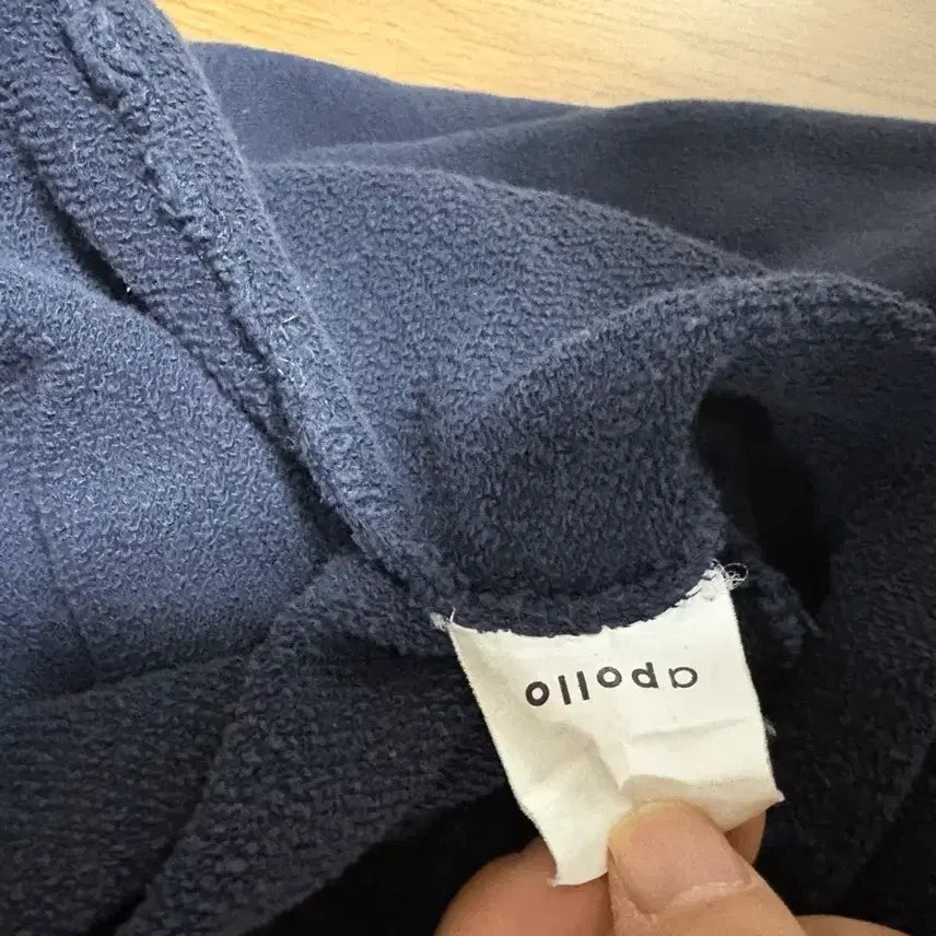 [BUNJANG] Apollo USA Embroidered Hoodie / 아폴로 약기모 후드티