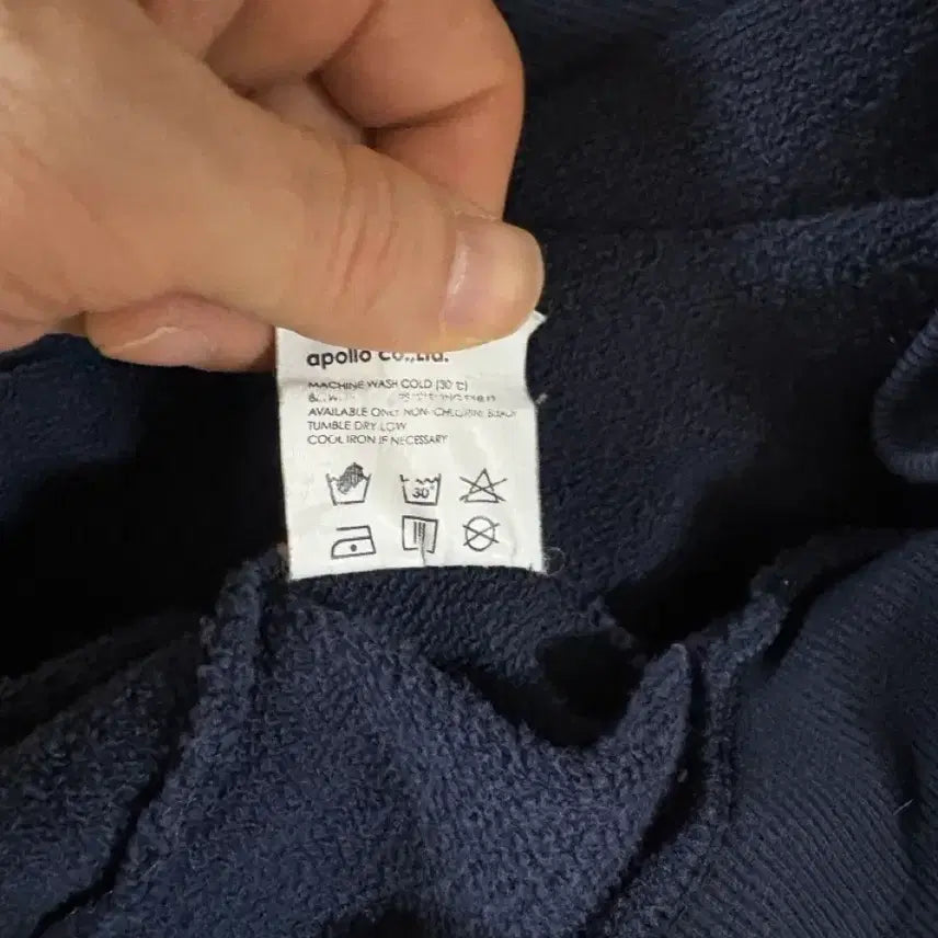 [BUNJANG] Apollo USA Embroidered Hoodie / 아폴로 약기모 후드티