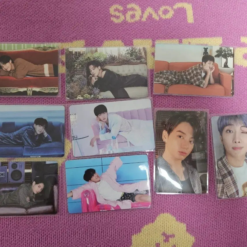 방탄소년단 be 앨범 포카세트