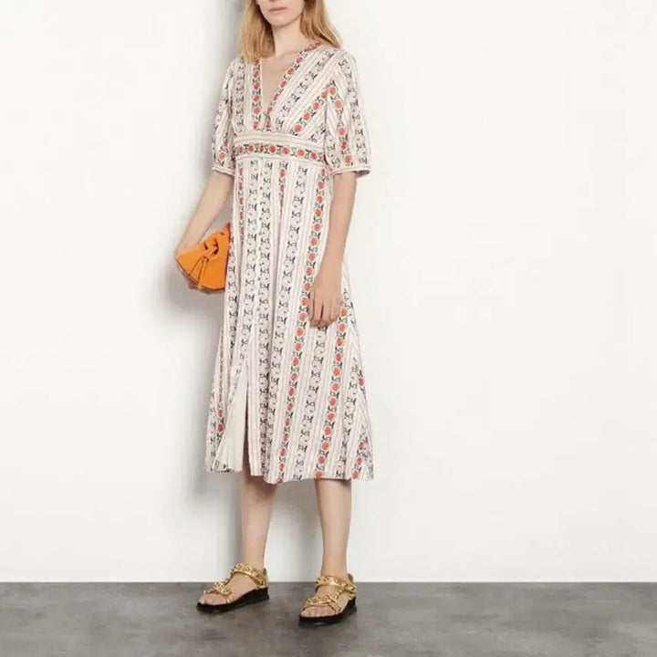 [BUNJANG] SANDRO Embroidered Dress / 새상품 SANDRO 산드로 자수 드레스 원피스 36