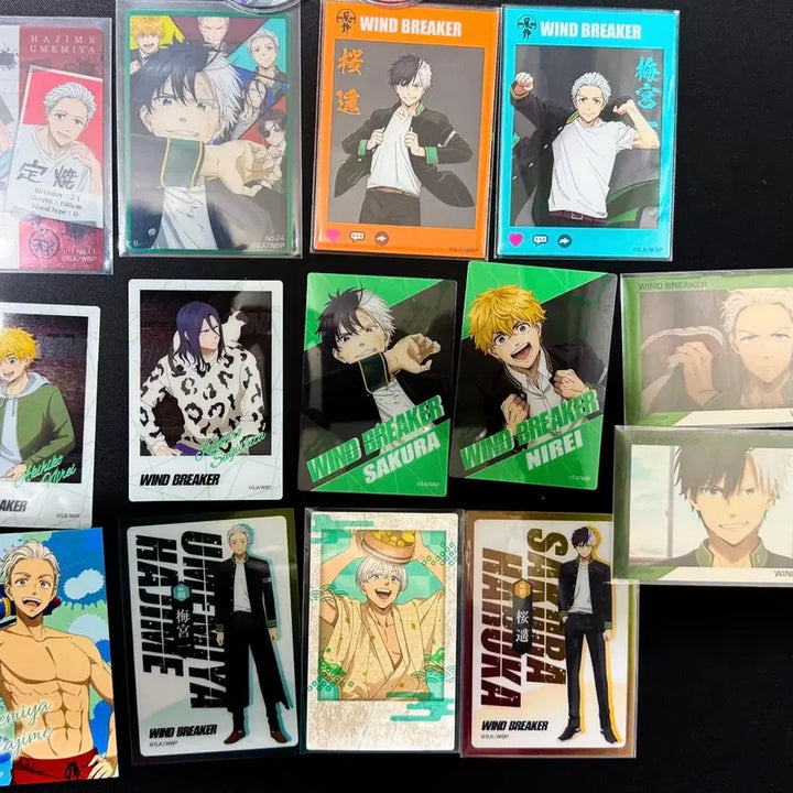 [BUNJANG] Wind Breaker Umeumiya Sakura and Nirei Bundle Set / 윈드브레이커 윈브레 우메미야 사쿠라 니레이 굿즈 처분