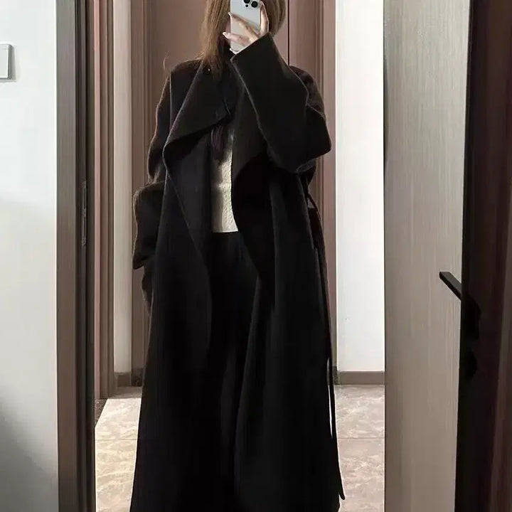 [BUNJANG] Wool Coat / 양모 코트 모직 코트 갈색