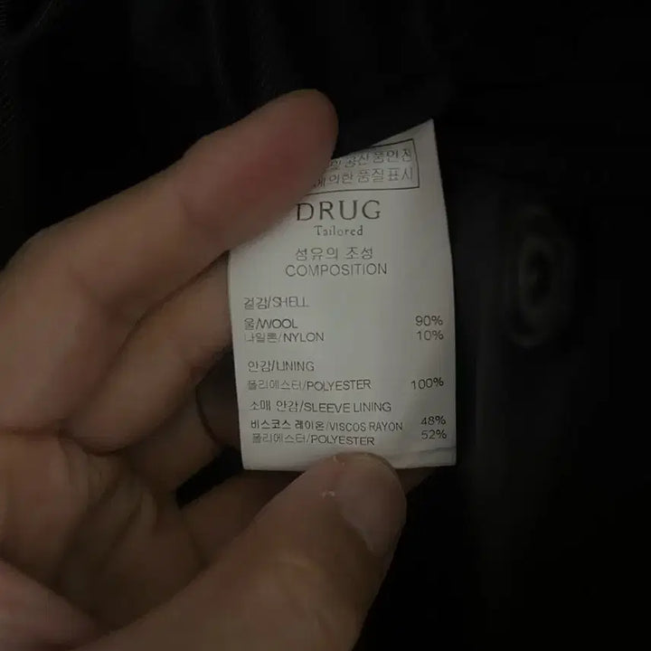 [BUNJANG] DrugHomme Half Coat / 드러그옴므 하프코트