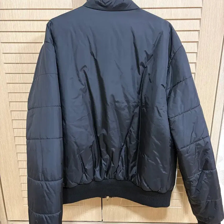 [BUNJANG] Color Block High Neck Padded Jacket / [FREE] 배색 하이넥 패딩 자켓