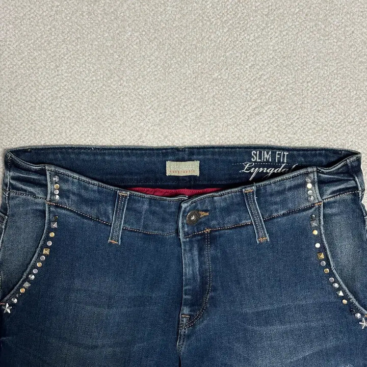 [BUNJANG] Napapijri Ringdal Studded Denim Pants / (택있음) 나파피리 링달 스터드 데님 팬츠
