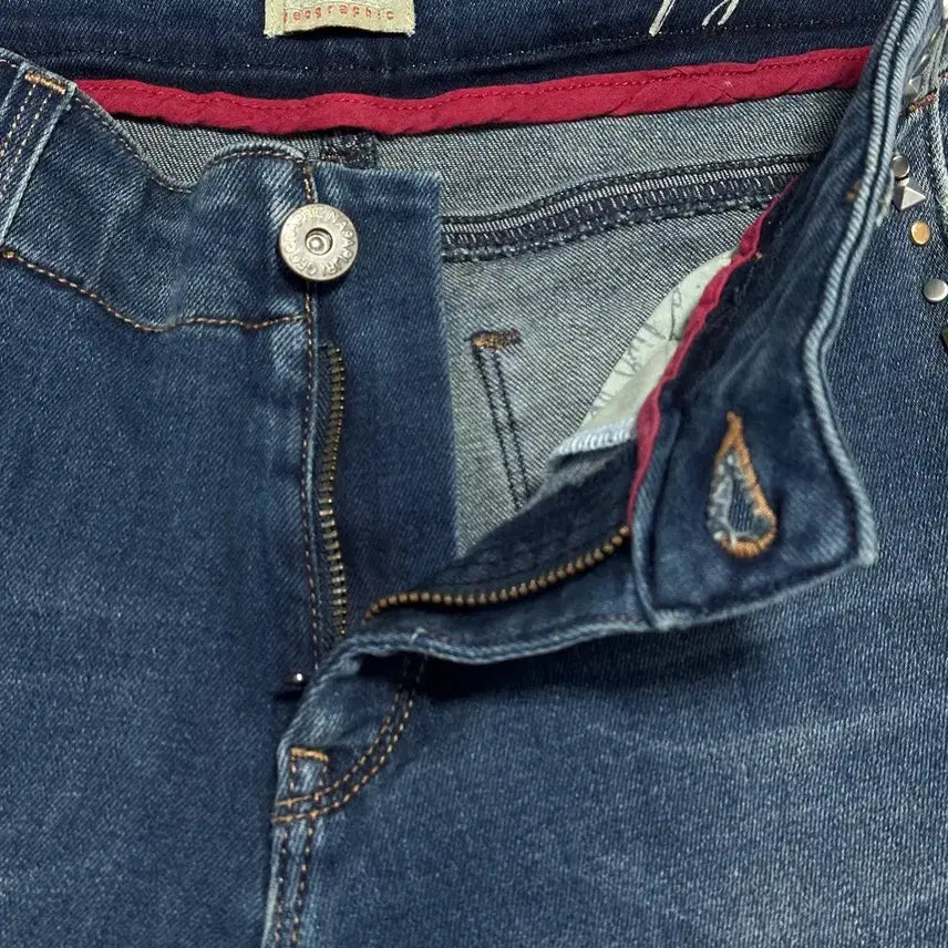 [BUNJANG] Napapijri Ringdal Studded Denim Pants / (택있음) 나파피리 링달 스터드 데님 팬츠