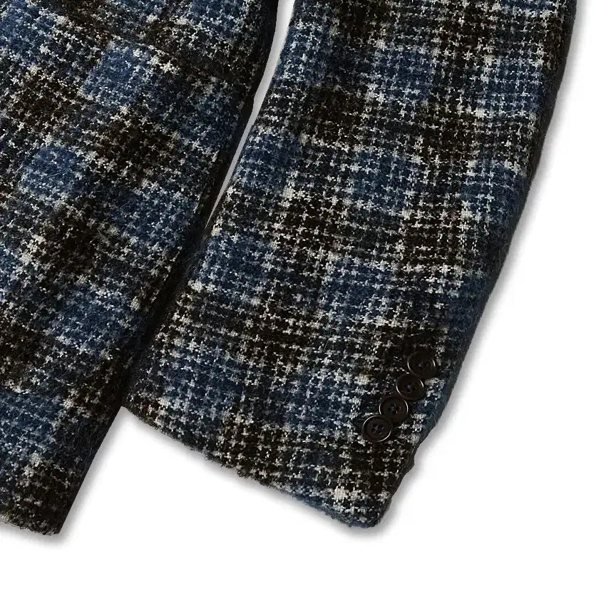 [BUNJANG] De Petrillo Hairy Check Nuvola Sartorial Jacket / 드 페트릴로 [De Petrillo] 헤어리 체크 누볼라 사르토리아 자켓