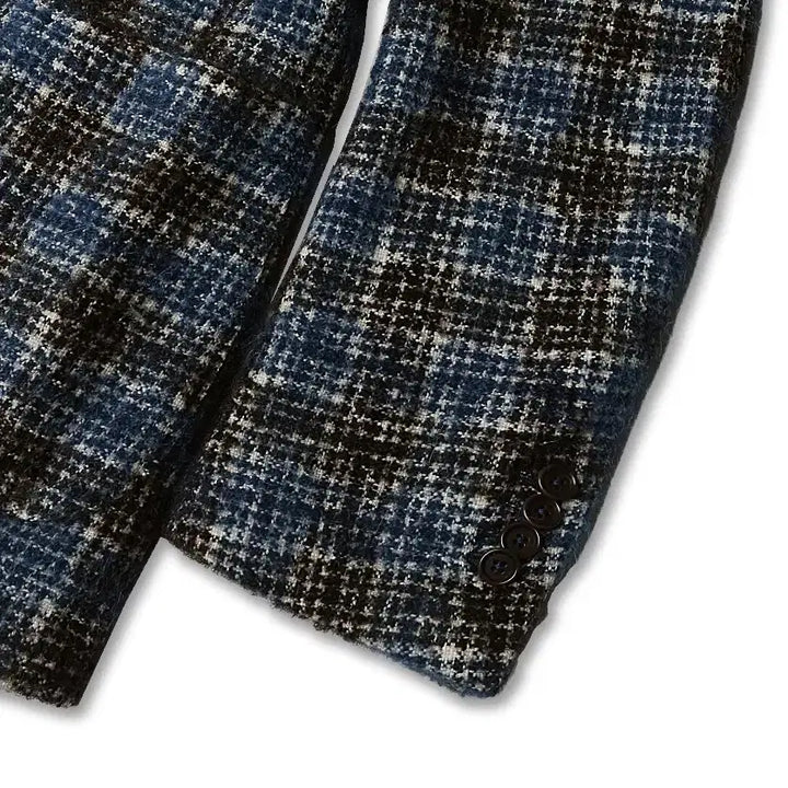 [BUNJANG] De Petrillo Hairy Check Nuvola Sartorial Jacket / 드 페트릴로 [De Petrillo] 헤어리 체크 누볼라 사르토리아 자켓