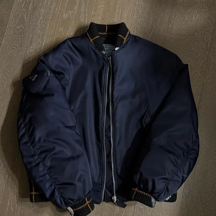 [BUNJANG] Prada Raf Simons Re-Nylon Knit Bomber Jacket / 21fw 프라다 라프시몬스 리나일론 니트봄버