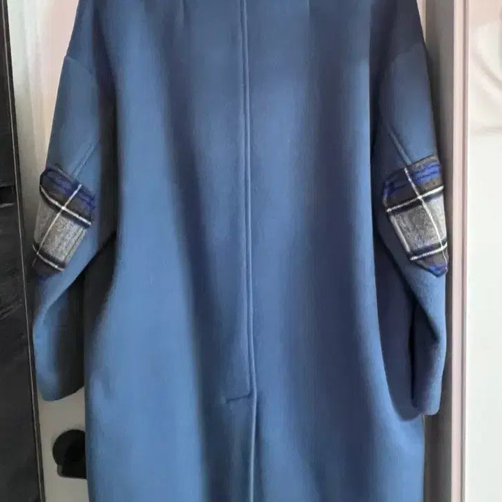 [BUNJANG] Designer Brand Blue Check Point Double Coat / 디자이너브랜드 블루 체크 포인트 더블 코트/55-77추천