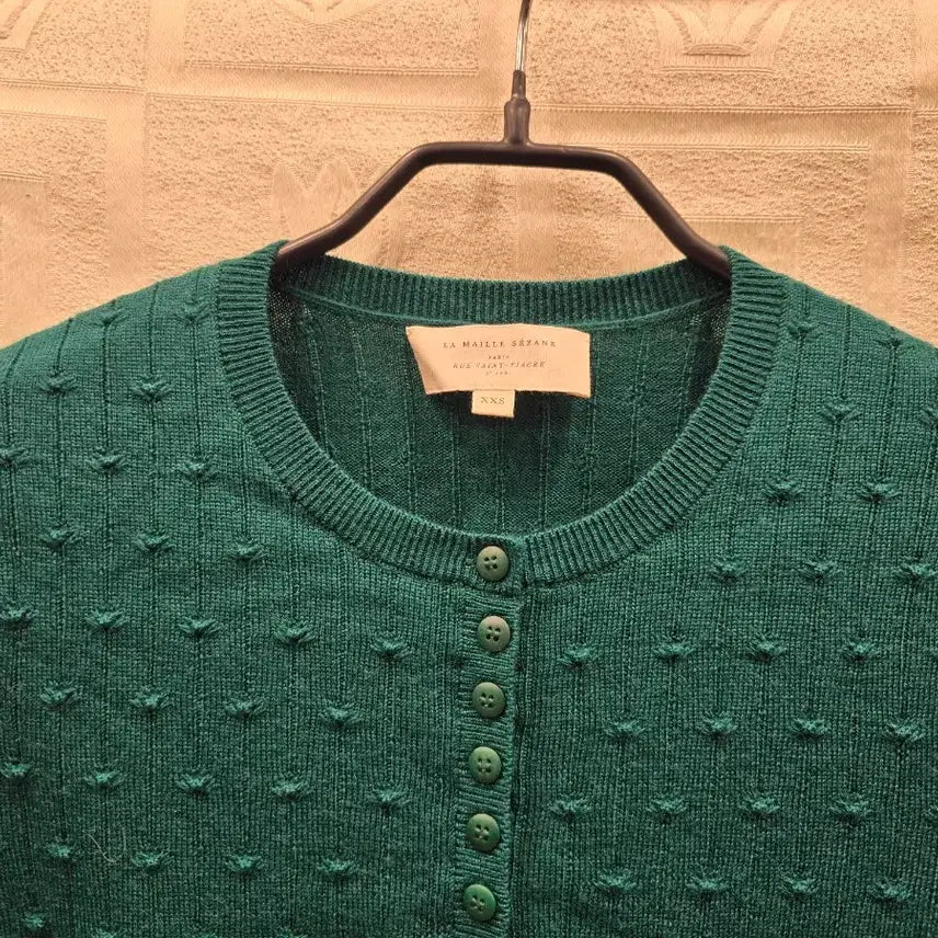 [BUNJANG] Sezane L'Amelier Merino Wool Knit Top XXS / 거의새거) 세잔 세잔느 Sezane 라메일 메리노 울 니트 티셔츠 XXS